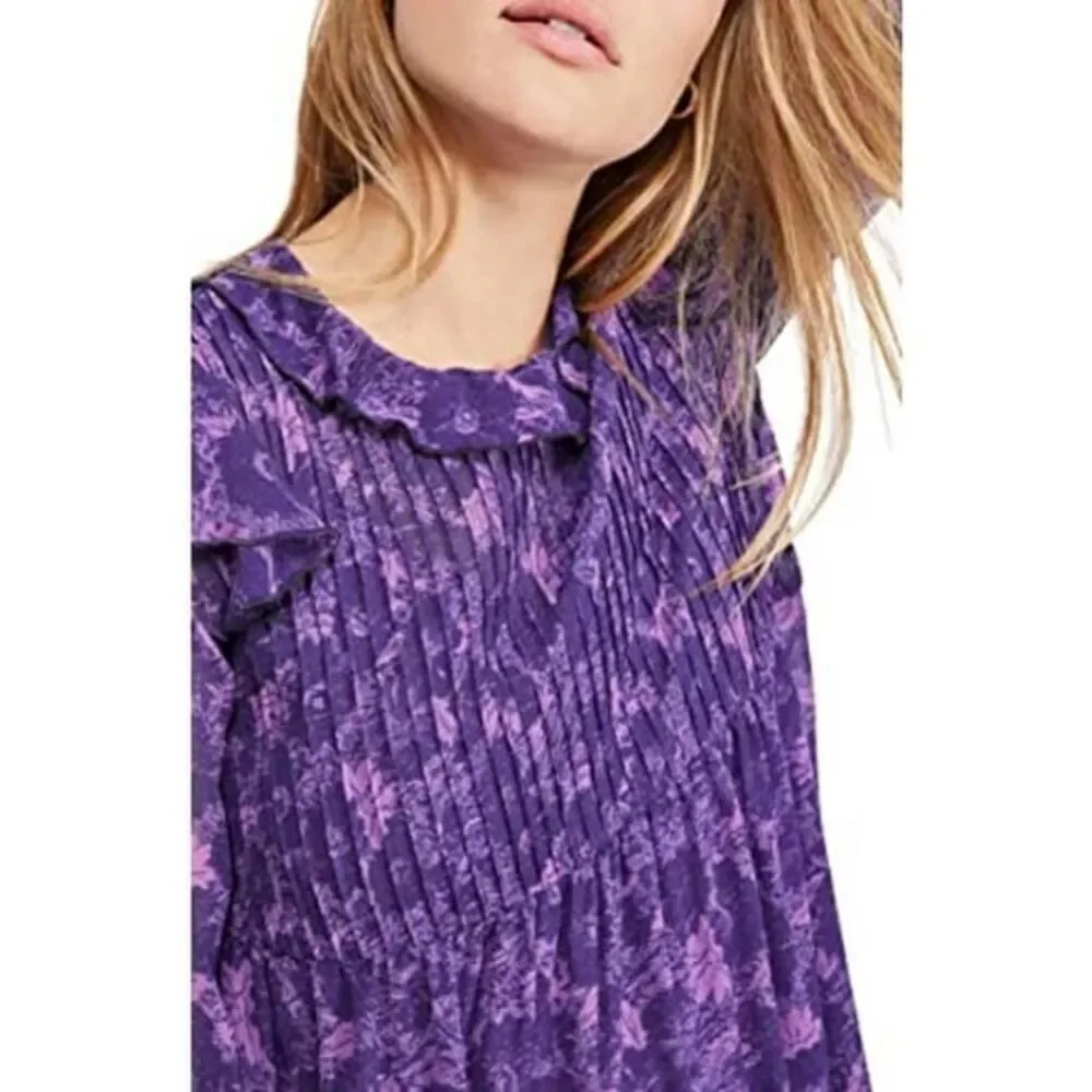 NEW Free People These Dreams‎ purple Mini Dress, XS